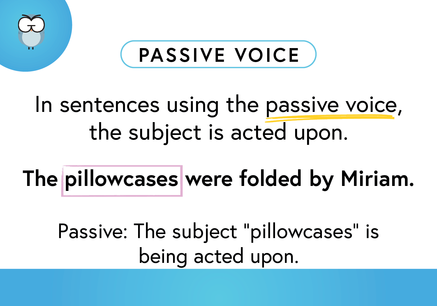 passive voice example